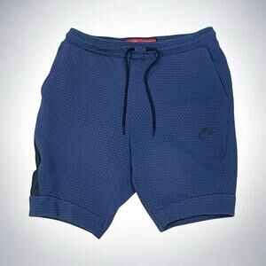 Nike Sportswear Tech Fleece Shorts Blue Men’s Small 861683-471 Training Workout